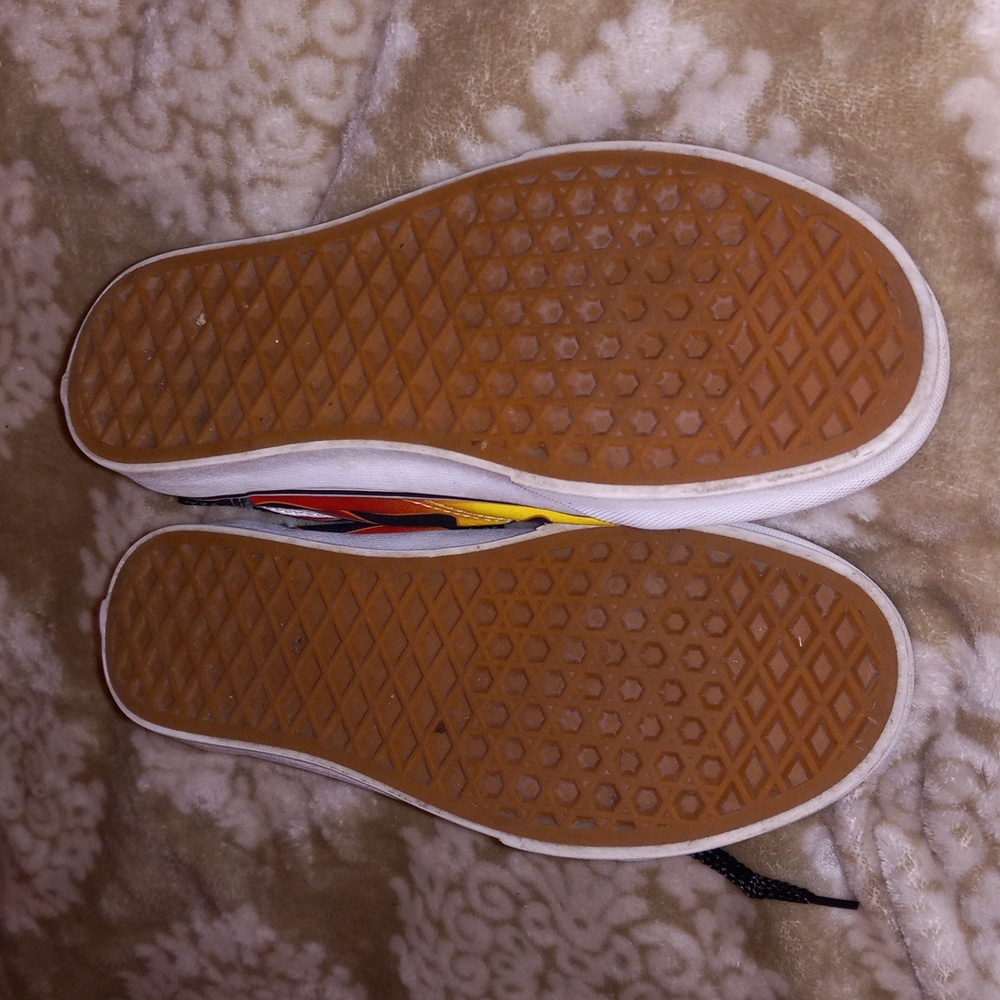 Vintage old school flamed Vans shoes - Picture 4 of 5